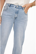 21Jewelz Mom jeans met omgeslagen pijp - lichtblauw