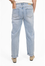 21Jewelz Mom jeans met omgeslagen pijp - lichtblauw