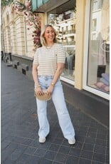 21Jewelz Gestreept shirtje - beige