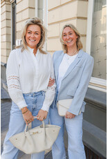 21Jewelz Blouse met sierlijke details - wit
