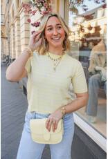 21Jewelz Gestreept shirtje - geel