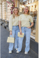 21Jewelz Gestreept shirtje - geel