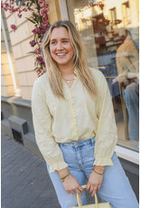 21Jewelz Blouse met beige broderie - geel