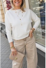 21Jewelz Effen basic sweater - ecru