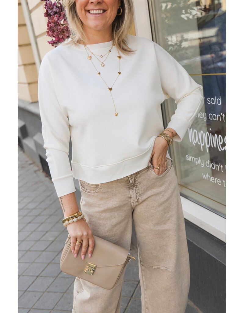 21Jewelz Effen basic sweater - ecru