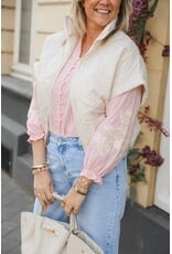 21Jewelz Gewatteerde bodywarmer - ecru