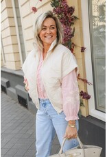 21Jewelz Blouse met beige broderie - roze