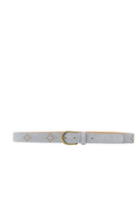 21Jewelz Musthave gold detailed riem met studs - lichtblauw