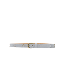 21Jewelz Musthave gold detailed riem met studs - lichtblauw