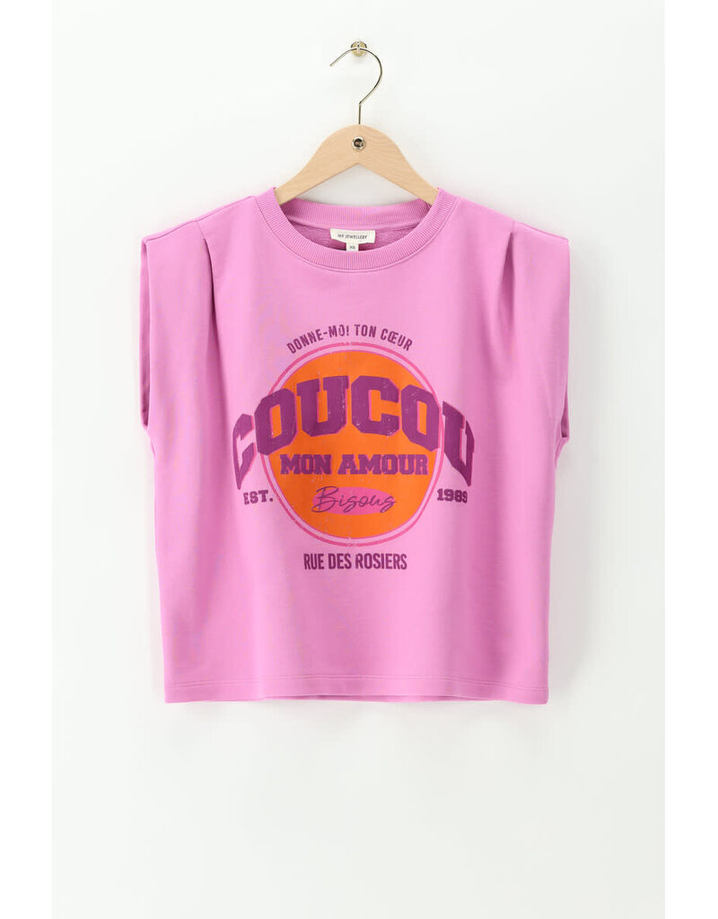 My Jewellery My Jewellery | Paarse top "Coucou"