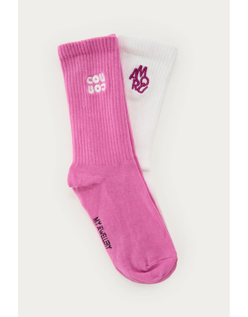 My Jewellery My Jewellery | Roze sokken set Cou Cou & Amour