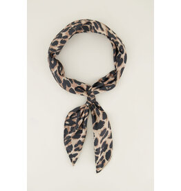 My Jewellery My Jewellery | Panterprint mini sjaal in satijn look