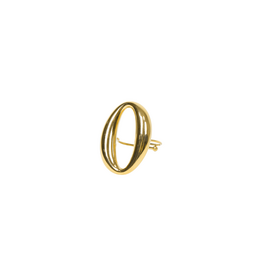 21Jewelz Statement ring met ovale vorm - goud