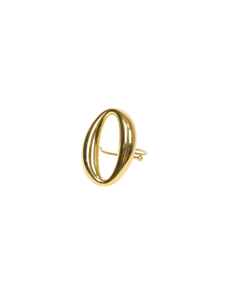 21Jewelz Statement ring met ovale vorm - goud