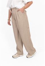 21Jewelz Pantalon met plooien extra long - beige