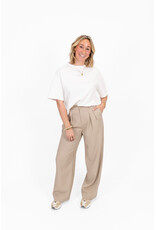 21Jewelz Pantalon met plooien extra long - beige