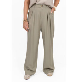 21Jewelz Pantalon met plooien extra long - lichtgroen