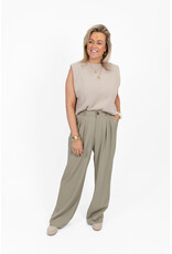 21Jewelz Pantalon met plooien extra long - lichtgroen