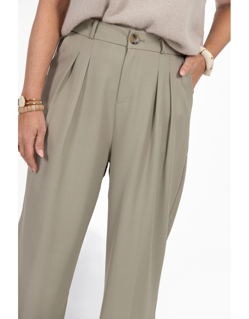 21Jewelz Pantalon met plooien extra long - lichtgroen