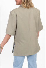 21Jewelz Overslag blazer met korte mouwen - lichtgroen