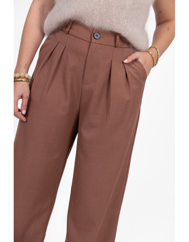 21Jewelz Pantalon met plooien extra long - oudroze