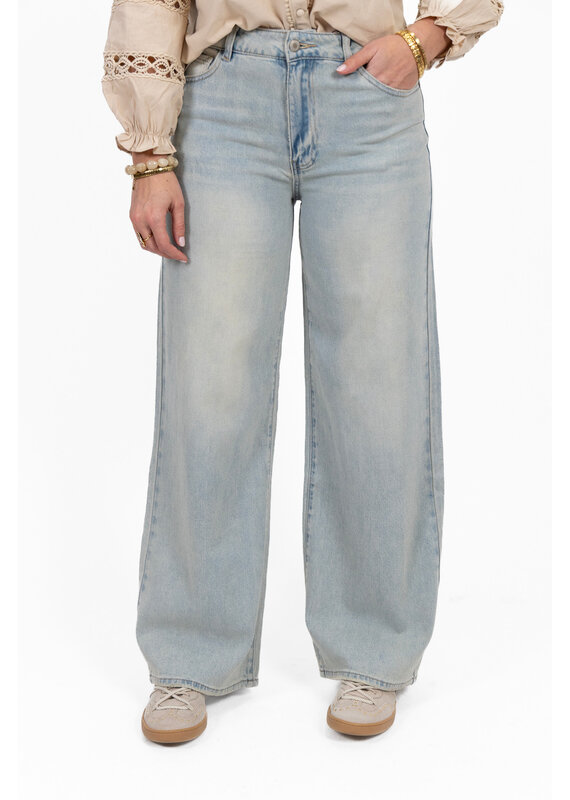 21Jewelz Basic stretch wide leg jeans super stretch