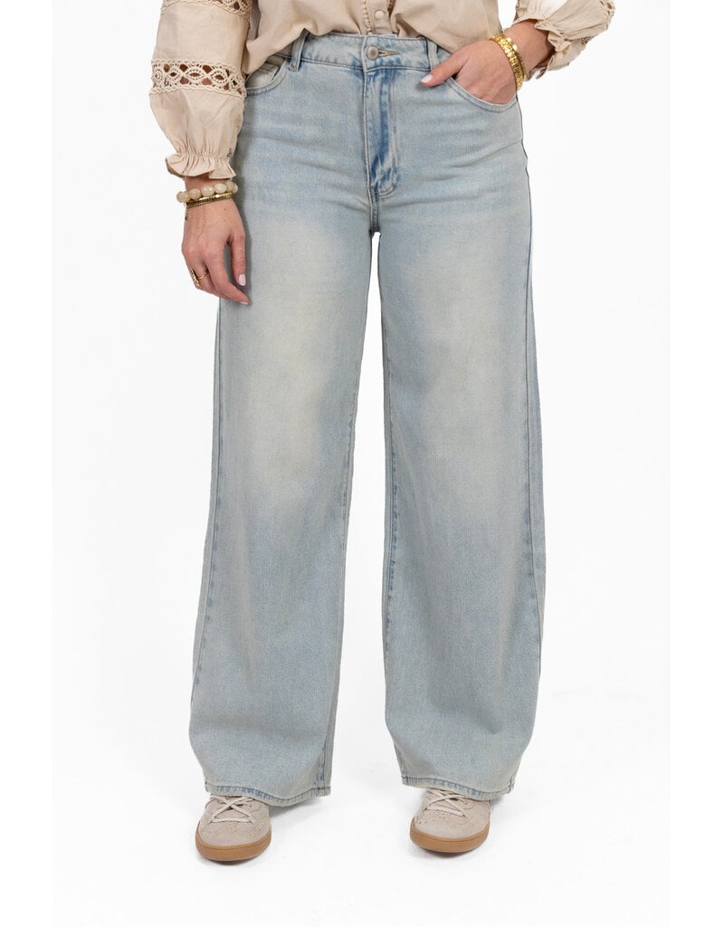 21Jewelz Basic stretch wide leg jeans super stretch