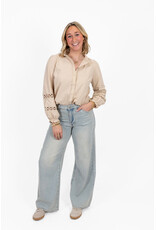 21Jewelz Basic stretch wide leg jeans super stretch