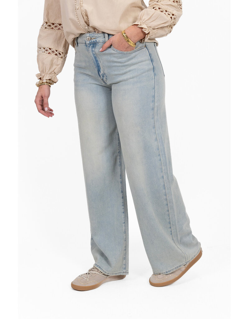 21Jewelz Basic stretch wide leg jeans super stretch