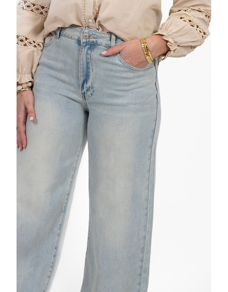 21Jewelz Basic stretch wide leg jeans super stretch