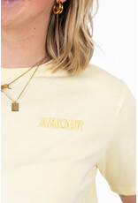 21Jewelz T-shirt amour - geel