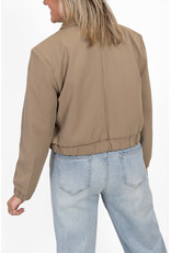 21Jewelz Cropped jasje met zakken - beige