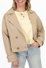 21Jewelz Korte trenchcoat - beige