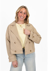 21Jewelz Korte trenchcoat - beige