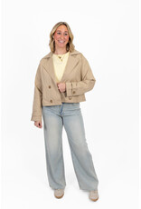 21Jewelz Korte trenchcoat - beige