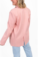 21Jewelz Blazer met krijtstreep - roze