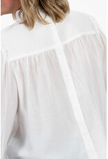 21Jewelz Effen blouse met strikjes - wit