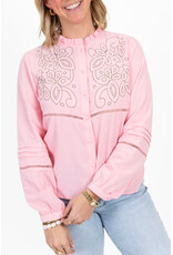 21Jewelz Blouse met contour borduursel - roze