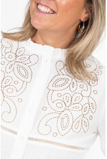 21Jewelz Blouse met contour borduursel - ecru