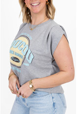 My Jewellery My Jewellery | Grijze top "Coucou"