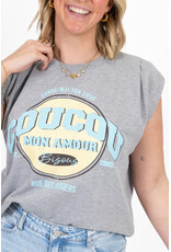 My Jewellery My Jewellery | Grijze top "Coucou"