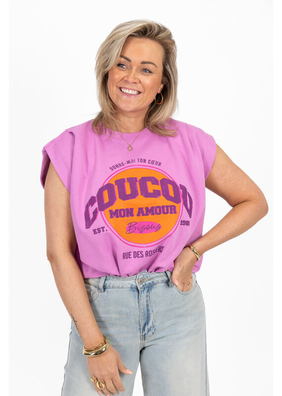 My Jewellery My Jewellery | Paarse top "Coucou"