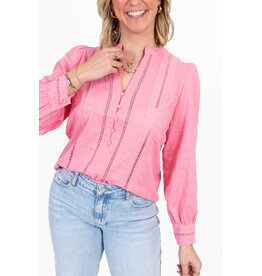 21Jewelz Blouse met open details - koraal