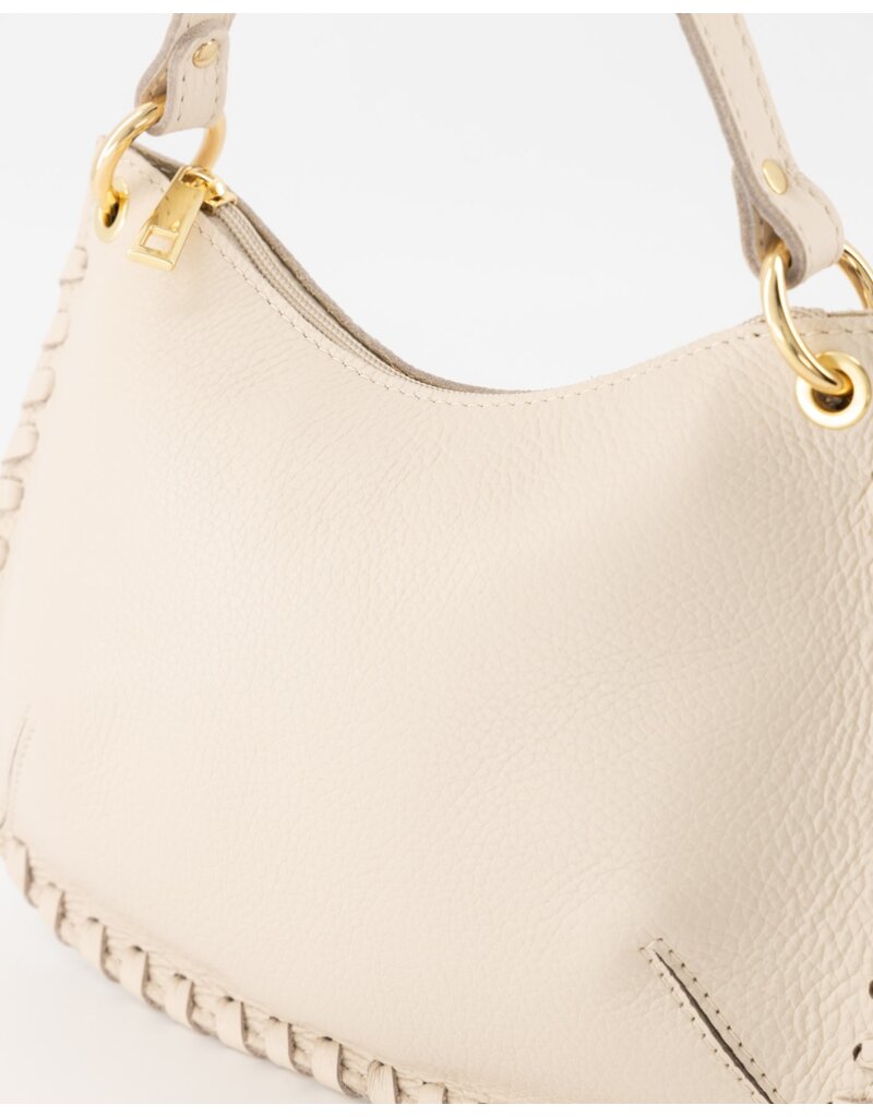 21Jewelz Handtas met gevlochten details - ecru