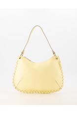 21Jewelz Handtas met gevlochten details - geel