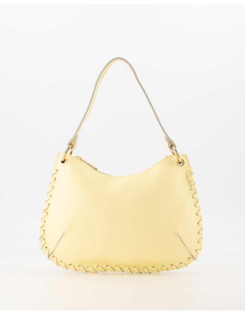 21Jewelz Handtas met gevlochten details - geel