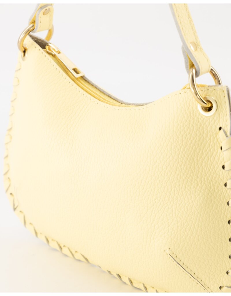 21Jewelz Handtas met gevlochten details - geel