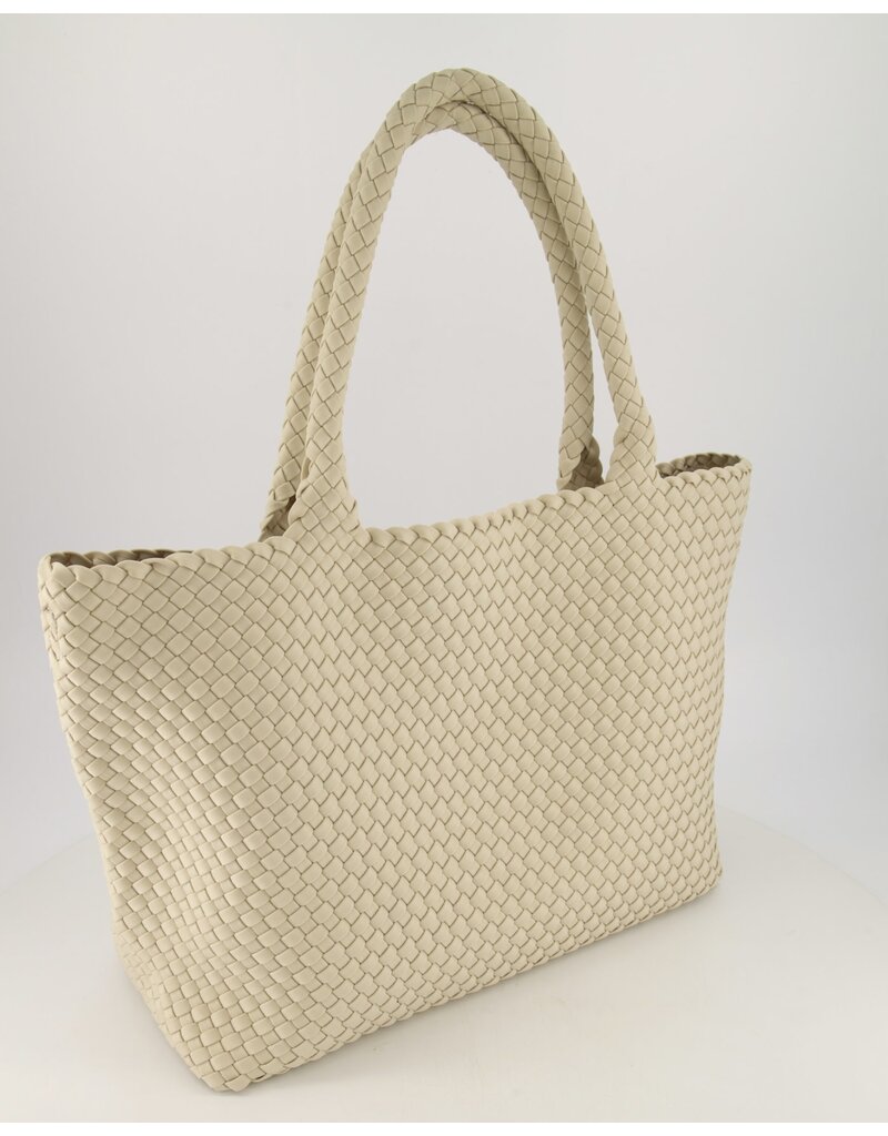 21Jewelz Geweven shopper - ecru