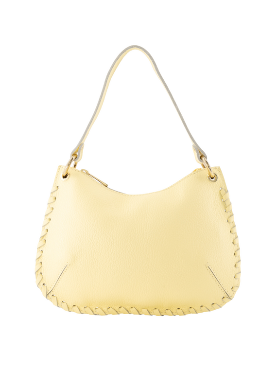 21Jewelz Handtas met gevlochten details - geel