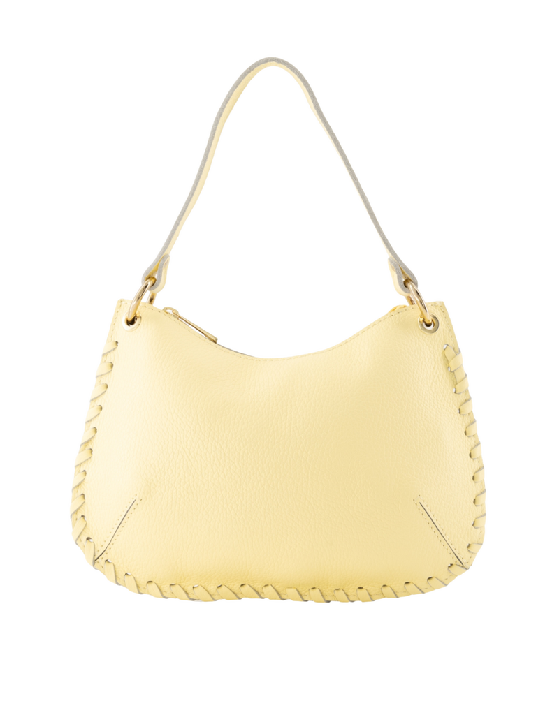 21Jewelz Handtas met gevlochten details - geel